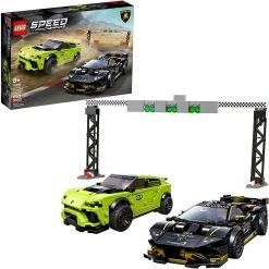 Brick Pops Inc. LEGO Speed Champions 76899 Lamborghini Urus ST-X And Lamborghini Huracán Super Trofeo EVO (663 Pieces) Building Kit New 2020