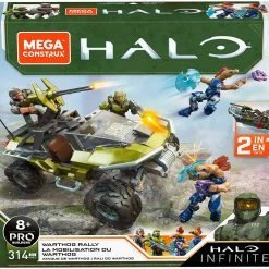 Brick Pops Inc. Mega Construx Halo Infinite Vehicle Warthog Rally Collectible Toys
