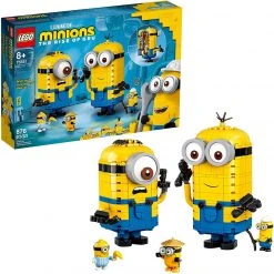 Brick Pops Inc. LEGO Minions 75551 Brick-Built Minions And Their Lair (876 Pieces) Building Kit New 2020