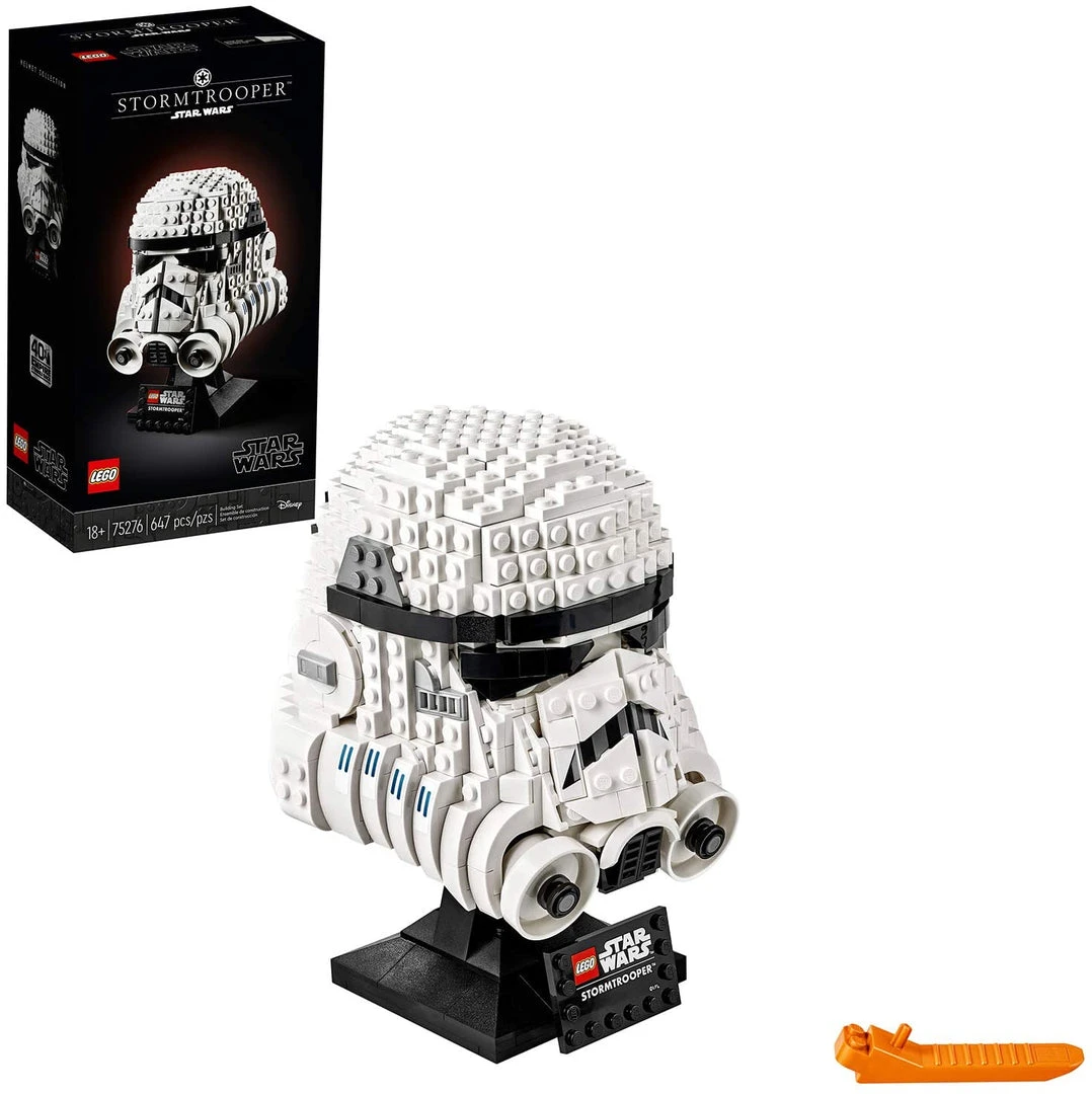 Brick Pops Inc. LEGO Star Wars 75276 Stormtrooper Helmet (647 Pieces) Building Kit Collectible New 2020 3 Brick Pops Inc. LEGO Star Wars 75276 Stormtrooper Helmet (647 Pieces) Building Kit Collectible New 2020