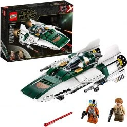 Brick Pops Inc. LEGO Star Wars 75248 Resistance A Wing Starfighter (269 Pieces) Collectible Building Kit
