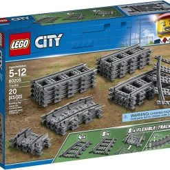 Brick Pops Inc. LEGO City 60205 Tracks (20 Pieces) Building Kit