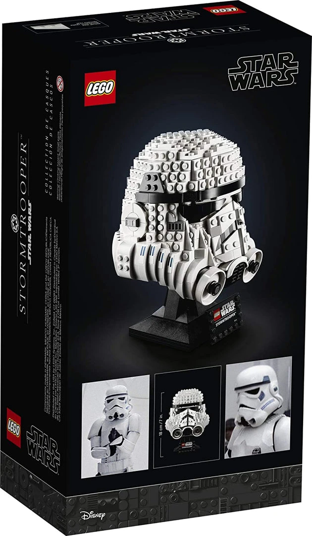 Brick Pops Inc. LEGO Star Wars 75276 Stormtrooper Helmet (647 Pieces) Building Kit Collectible New 2020 4 Brick Pops Inc. LEGO Star Wars 75276 Stormtrooper Helmet (647 Pieces) Building Kit Collectible New 2020