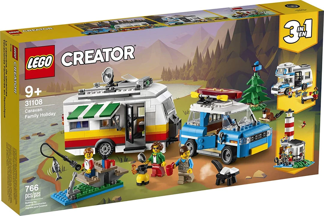 Brick Pops Inc. LEGO Creator 3in1 31108 Caravan Family Holiday (766 Pieces) Building Kit New 2020 4 Brick Pops Inc. LEGO Creator 3in1 31108 Caravan Family Holiday (766 Pieces) Building Kit New 2020