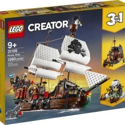 Brick Pops Inc. LEGO Creator 3in1 31109 Pirate Ship (1,260 Pieces) Building Kit New 2020