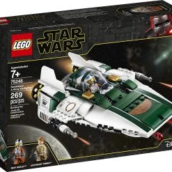Brick Pops Inc. LEGO Star Wars 75248 Resistance A Wing Starfighter (269 Pieces) Collectible Building Kit