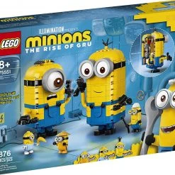 Brick Pops Inc. LEGO Minions 75551 Brick-Built Minions And Their Lair (876 Pieces) Building Kit New 2020