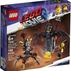 Brick Pops Inc. LEGO The Lego Movie 2 70836 Battle-Ready Batman And MetalBeard (168 Pieces) Building Kit