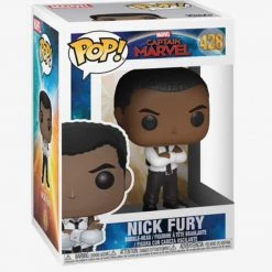 Brick Pops Inc. Funko Pop! Marvel Captain Marvel Nick Fury #428 Vinyl Figure