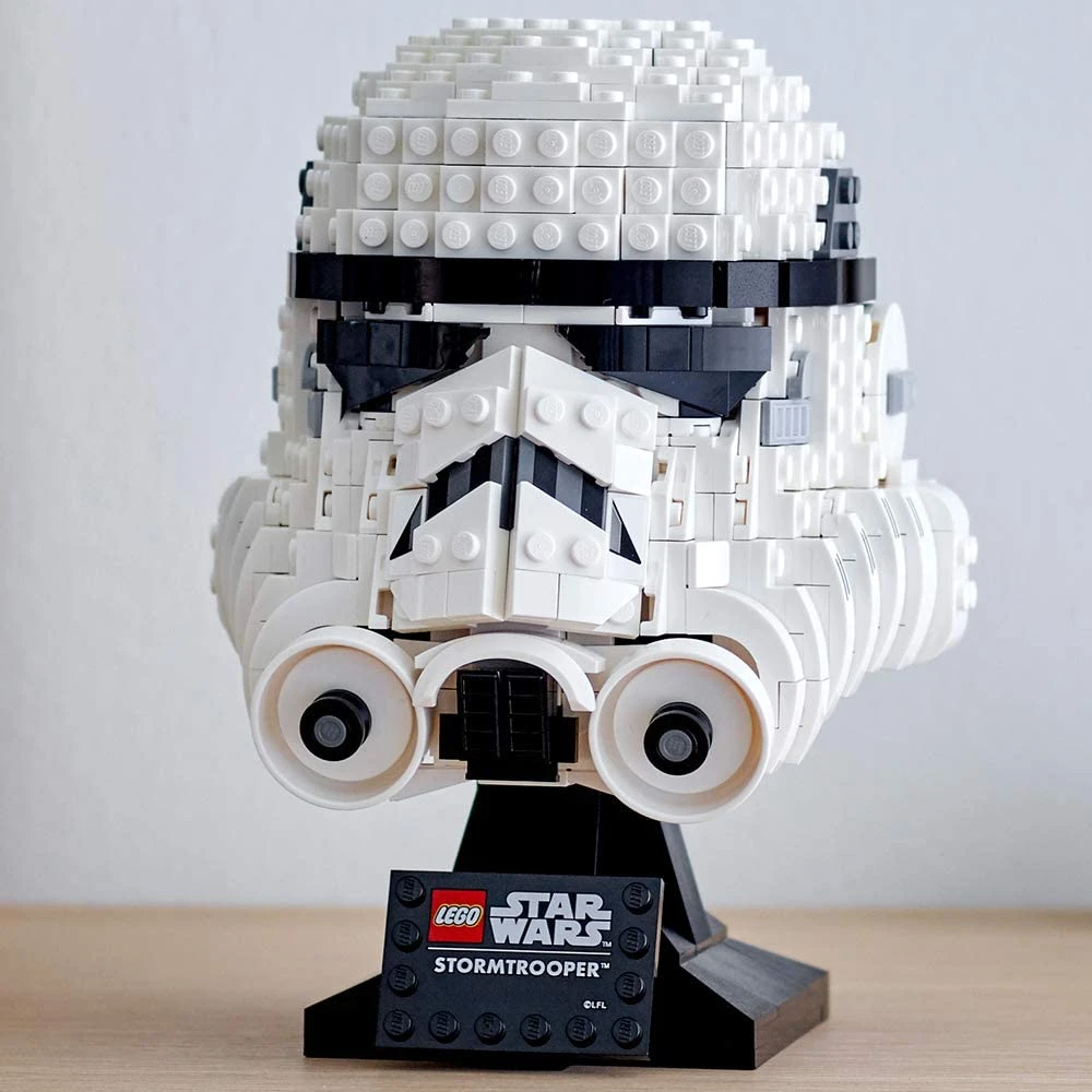 Brick Pops Inc. LEGO Star Wars 75276 Stormtrooper Helmet (647 Pieces) Building Kit Collectible New 2020 5 Brick Pops Inc. LEGO Star Wars 75276 Stormtrooper Helmet (647 Pieces) Building Kit Collectible New 2020
