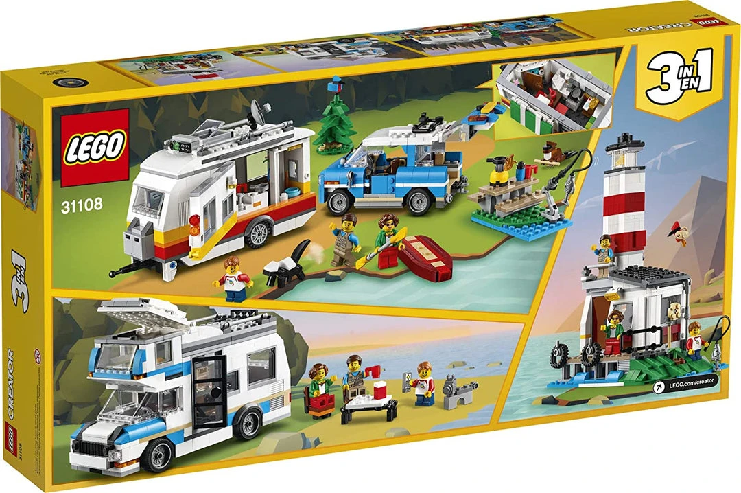 Brick Pops Inc. LEGO Creator 3in1 31108 Caravan Family Holiday (766 Pieces) Building Kit New 2020 5 Brick Pops Inc. LEGO Creator 3in1 31108 Caravan Family Holiday (766 Pieces) Building Kit New 2020