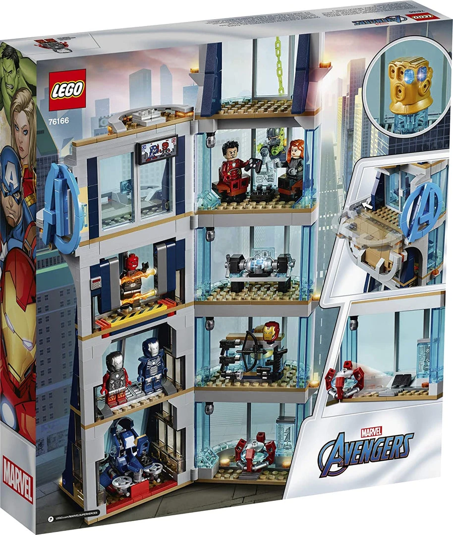 Brick Pops Inc. LEGO Marvel Avengers 76166 Avengers Tower Battle (685 Pieces) Collectible Building Kit New 2020 5 Brick Pops Inc. LEGO Marvel Avengers 76166 Avengers Tower Battle (685 Pieces) Collectible Building Kit New 2020