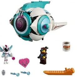 Brick Pops Inc. LEGO The Lego Movie 2 70830 Sweet Mayhem’s Systar Starship! (502 Pieces) Building Kit