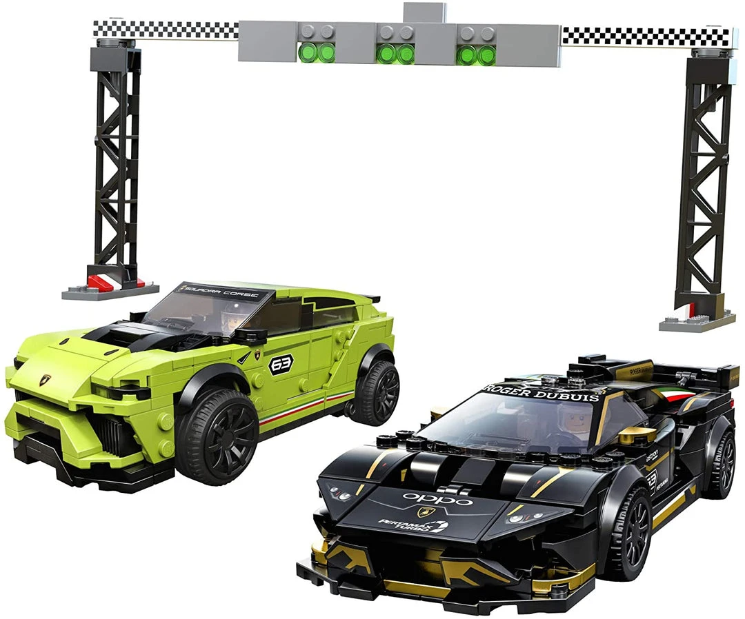 Brick Pops Inc. LEGO Speed Champions 76899 Lamborghini Urus ST-X And Lamborghini Huracán Super Trofeo EVO (663 Pieces) Building Kit New 2020 6 Brick Pops Inc. LEGO Speed Champions 76899 Lamborghini Urus ST-X And Lamborghini Huracán Super Trofeo EVO (663 Pieces) Building Kit New 2020