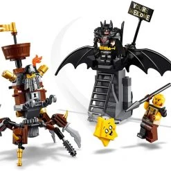 Brick Pops Inc. LEGO The Lego Movie 2 70836 Battle-Ready Batman And MetalBeard (168 Pieces) Building Kit