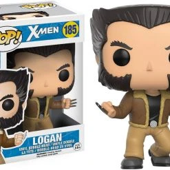 Brick Pops Inc. Funko Pop! Marvel X-Men-Logan #185 Black Tan Vinyl Figure