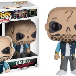 Brick Pops Inc. Funko Pop! Movies Suicide SquadEl Diablo #103 Vinyl Figure