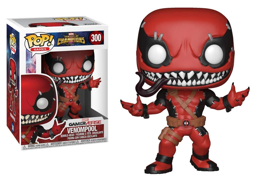 Brick Pops Inc. Funko Pop! Games Marvel Venompool #300 Collectible Vinyl Figure 3 Brick Pops Inc. Funko Pop! Games Marvel Venompool #300 Collectible Vinyl Figure