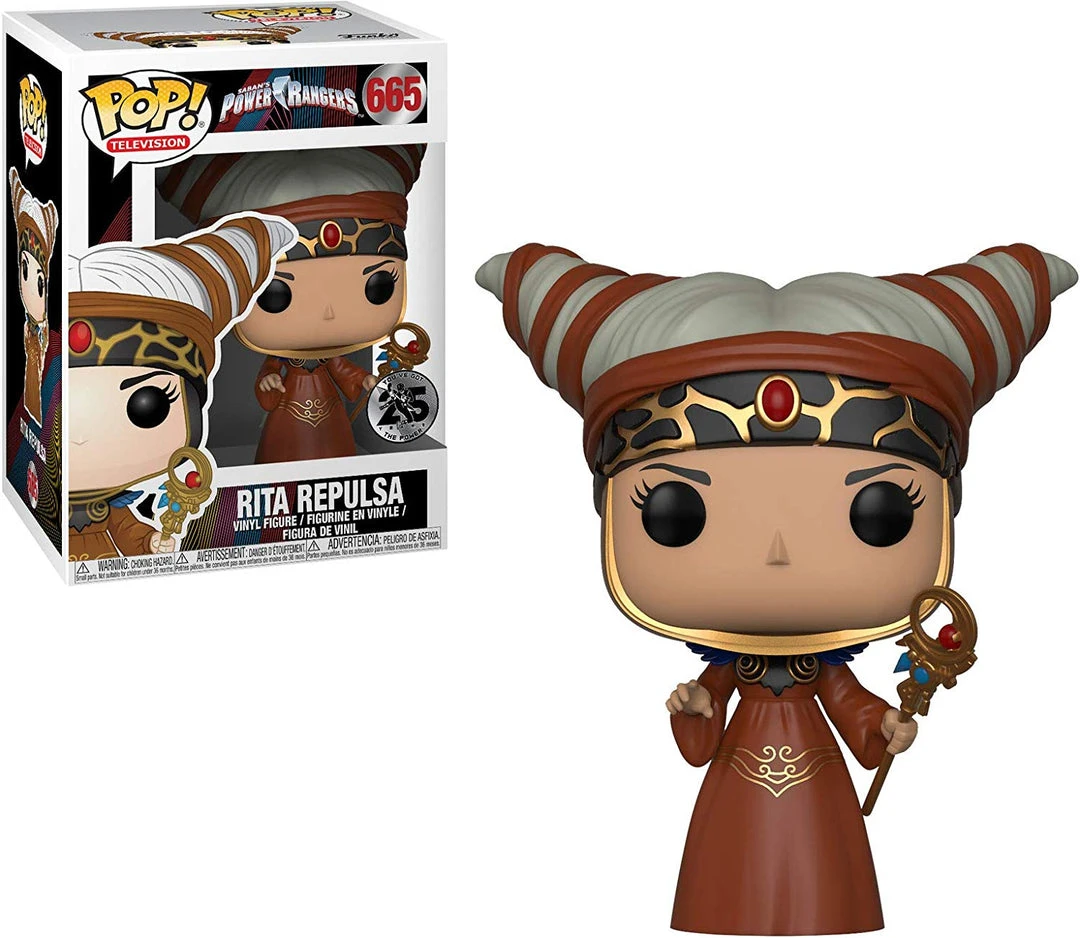Brick Pops Inc. Funko Pop! Television Power Rangers Rita Repulsa #665 Multicolor Collectible Vinyl Figure 3 Brick Pops Inc. Funko Pop! Television Power Rangers Rita Repulsa #665 Multicolor Collectible Vinyl Figure