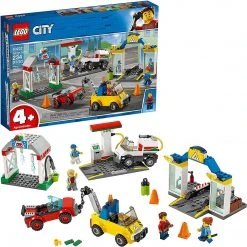 Brick Pops Inc. LEGO City 60232 Garage (234 Pieces) Center Building Kit