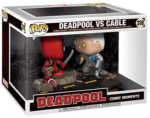 Brick Pops Inc. Funko Pop! Marvel Comic Moments Deadpool Vs. Cable Multicolor Collectible Vinyl Figure 3 Brick Pops Inc. Funko Pop! Marvel Comic Moments Deadpool Vs. Cable Multicolor Collectible Vinyl Figure