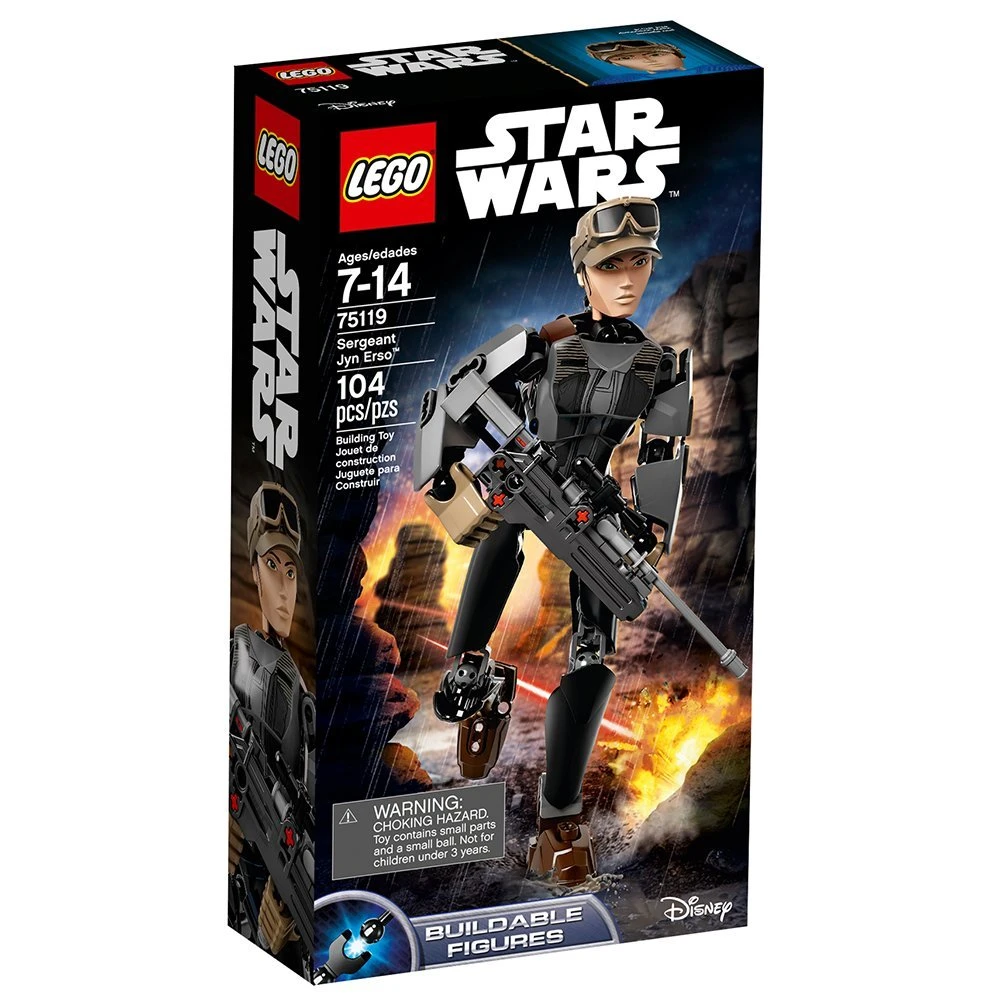 Brick Pops Inc. LEGO Star Wars 75119 Sergeant Jyn Erso (104 Pieces) Building Kit 3 Brick Pops Inc. LEGO Star Wars 75119 Sergeant Jyn Erso (104 Pieces) Building Kit
