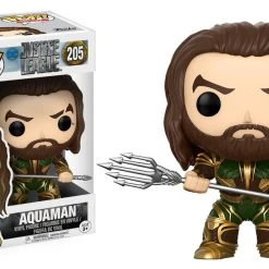 Brick Pops Inc. Funko Pop! Movies DC Justice League Aquaman #205 Vinyl Figure