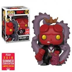 Brick Pops Inc. Funko Pop! Hellboy In Suit #18 2018 Convention Exclusive Vinyl Figure
