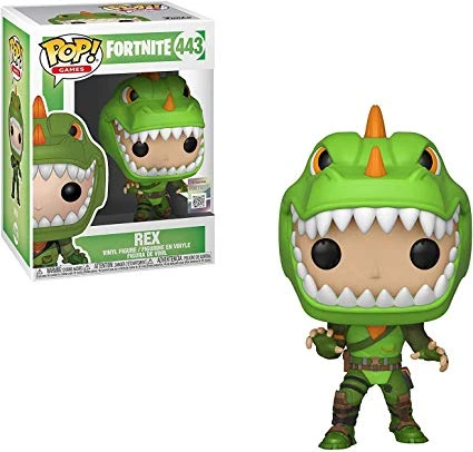 Brick Pops Inc. Funko Pop! Games Fortnite Rex #443 Multicolor Vinyl Figure 3 Brick Pops Inc. Funko Pop! Games Fortnite Rex #443 Multicolor Vinyl Figure