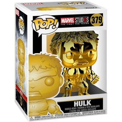 Brick Pops Inc. Funko Pop! Marvel Marvel Studios 10 Hulk #379 Chrome Multicolor Collectible Vinyl Figure 3 Brick Pops Inc. Funko Pop! Marvel Marvel Studios 10 Hulk #379 Chrome Multicolor Collectible Vinyl Figure