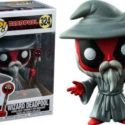 Brick Pops Inc. Funko Pop! Marvel Wizard Deadpool #324 Multicolor Collectible Vinyl Figure