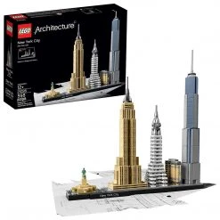 Brick Pops Inc. LEGO Architecture 21028 New York City Skyline (598 Pieces) Building Kit