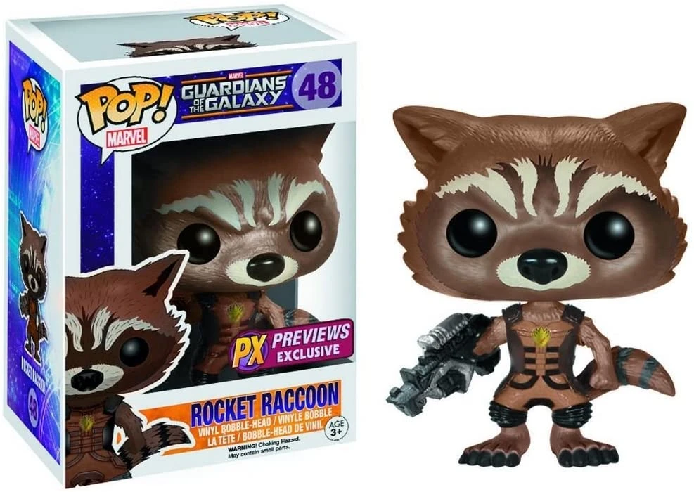 Brick Pops Inc. Funko Pop! Marvel Guardians Of The Galaxy Rocket Raccoon #48 Vinyl Figure 3 Brick Pops Inc. Funko Pop! Marvel Guardians Of The Galaxy Rocket Raccoon #48 Vinyl Figure