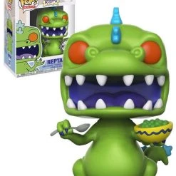 Brick Pops Inc. Funko Pop! Rugrats Reptar #227 With Cereal FYE Exclusive Vinyl Figure