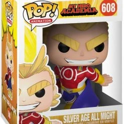 Brick Pops Inc. Funko Pop! Animation My Hero Academia Silver Age All Might #608 Vinyl Figure