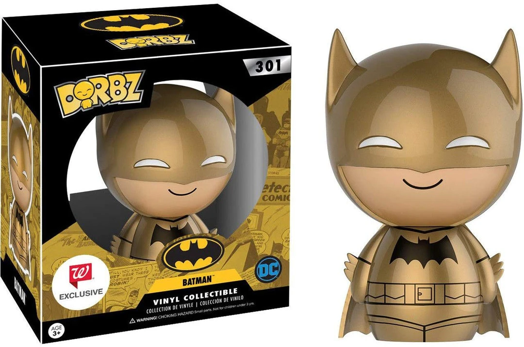 Brick Pops Inc. Funko Dorbz Batman #301 Golden Walgreens Exclusive 4 Brick Pops Inc. Funko Dorbz Batman #301 Golden Walgreens Exclusive