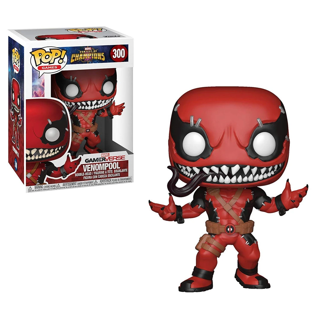 Brick Pops Inc. Funko Pop! Games Marvel Venompool #300 Collectible Vinyl Figure 4 Brick Pops Inc. Funko Pop! Games Marvel Venompool #300 Collectible Vinyl Figure