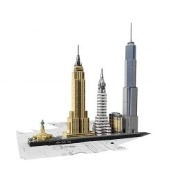 Brick Pops Inc. LEGO Architecture 21028 New York City Skyline (598 Pieces) Building Kit
