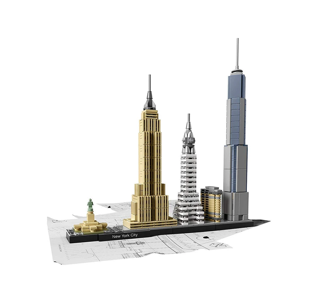 Brick Pops Inc. LEGO Architecture 21028 New York City Skyline (598 Pieces) Building Kit 3 Brick Pops Inc. LEGO Architecture 21028 New York City Skyline (598 Pieces) Building Kit