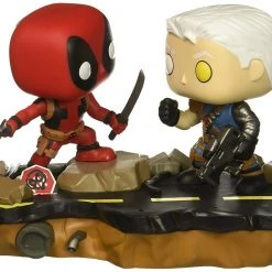 Brick Pops Inc. Funko Pop! Marvel Comic Moments Deadpool Vs. Cable Multicolor Collectible Vinyl Figure