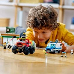 Brick Pops Inc. LEGO City 60245 Police Monster Truck Heist (362 Pieces) Building Kit
