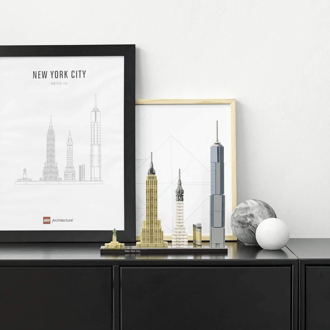 Brick Pops Inc. LEGO Architecture 21028 New York City Skyline (598 Pieces) Building Kit 4 Brick Pops Inc. LEGO Architecture 21028 New York City Skyline (598 Pieces) Building Kit