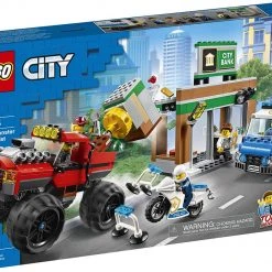 Brick Pops Inc. LEGO City 60245 Police Monster Truck Heist (362 Pieces) Building Kit