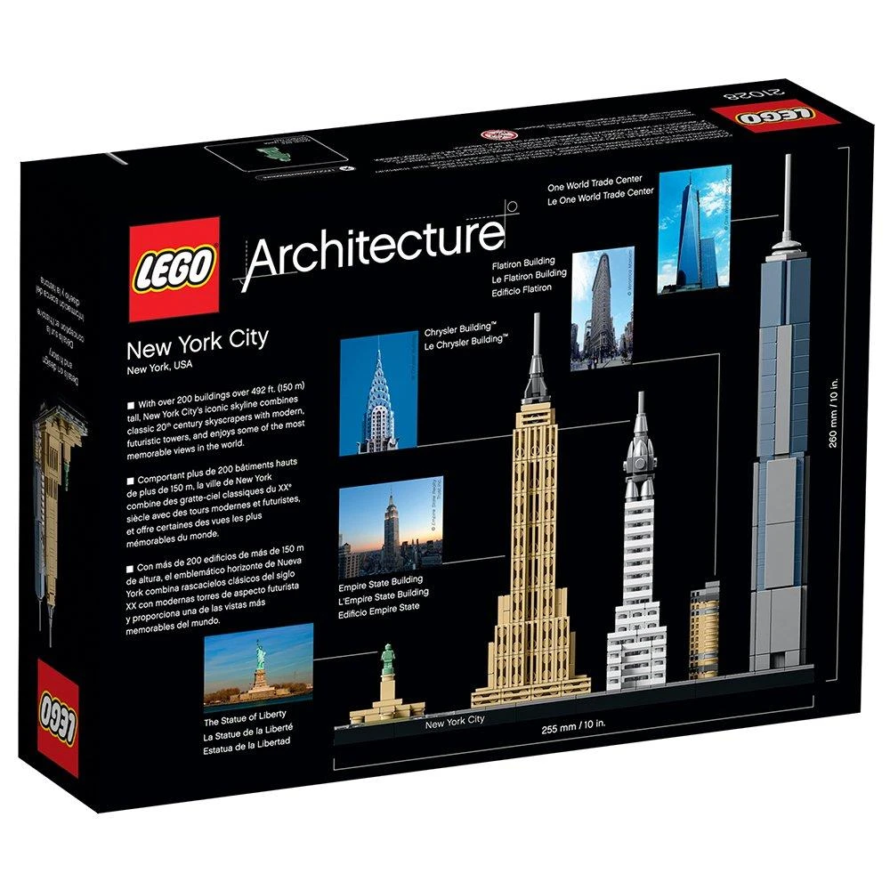 Brick Pops Inc. LEGO Architecture 21028 New York City Skyline (598 Pieces) Building Kit 6 Brick Pops Inc. LEGO Architecture 21028 New York City Skyline (598 Pieces) Building Kit
