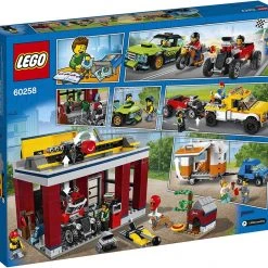 Brick Pops Inc. LEGO City 60258 Tuning Workshop (897 Pieces) Building Kit