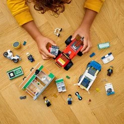 Brick Pops Inc. LEGO City 60245 Police Monster Truck Heist (362 Pieces) Building Kit