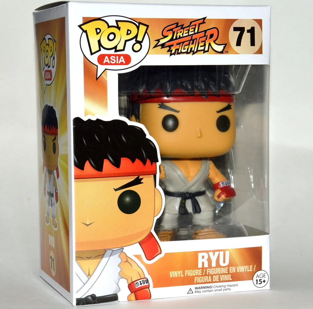 Brick Pops Inc. Funko Pop! Asia Street Fighter Ryu #71 Vinyl Figure 3 Brick Pops Inc. Funko Pop! Asia Street Fighter Ryu #71 Vinyl Figure