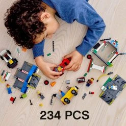 Brick Pops Inc. LEGO City 60232 Garage (234 Pieces) Center Building Kit