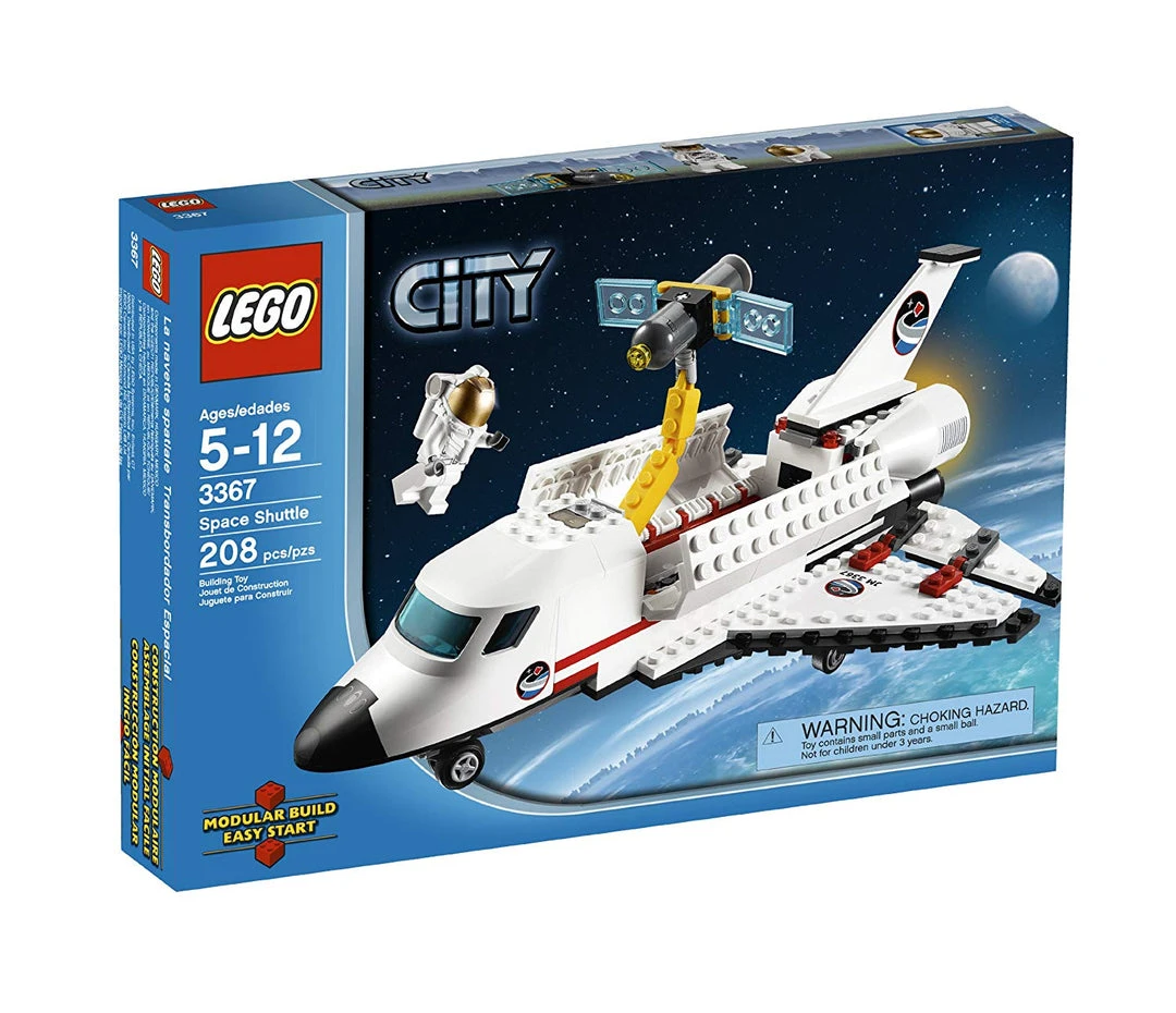 Brick Pops Inc. LEGO City 3367 Space Shuttle (208 Pieces) Building Kit - Damaged Box Pre-Owned 5 Brick Pops Inc. LEGO City 3367 Space Shuttle (208 Pieces) Building Kit - Damaged Box Pre-Owned