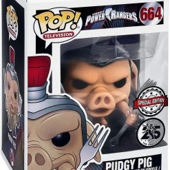 Brick Pops Inc. Funko Pop! Television Power Rangers Pudgy Pig #664 GameStop Exclusive Vinyl Figure